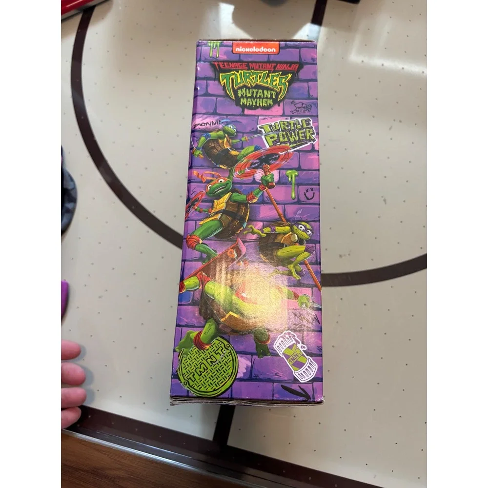TMNT Mutant Mayhem Half Pipe RC Donnie Donatello Skateboard Remote Control Toy